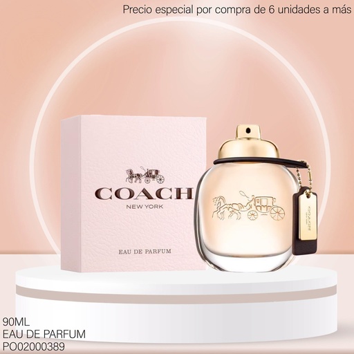 [PO02000389] PERFUME COACH NEW YORK WOMEN 90ML EDP