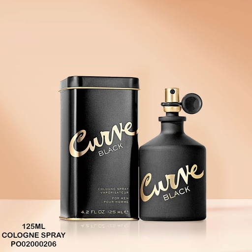 [PO02000206] PERFUME CURVE BLACK FOR MEN 125ML