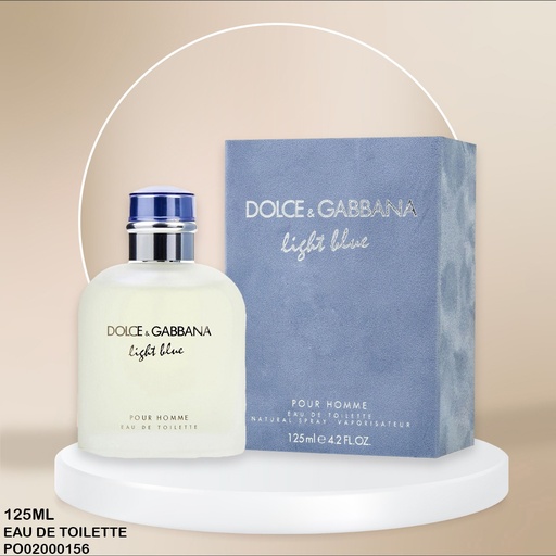 [PO02000156] PERFUME DOLCE & GABBANA LIGHT BLUE EDT POUR HOMME 125 ML