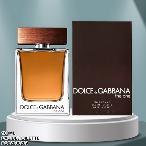 [PO02000269] PERFUME DOLCE & GABBANA THE ONE MEN 100ML EDT