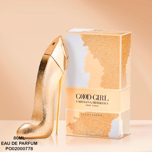 [PO02000778] PERFUME GOLD FANTASY GOOD GIRL CAROLINA H.80ML