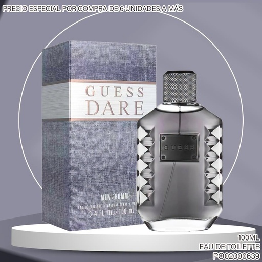 [PO02000639] PERFUME GUESS DARE MEN EDT 100ML