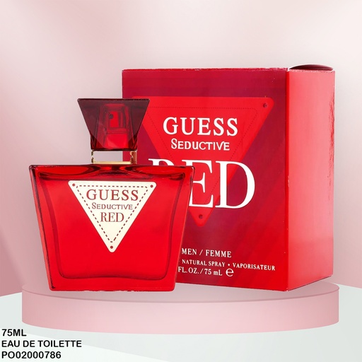 [PO02000786] PERFUME GUESS SEDUCTIVE RED WOMEN EDT 75ML