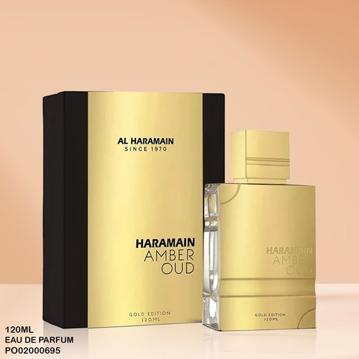 [PO02000695] PERFUME HARAMAIN AMBER OUD GOLD EDIT.120ML