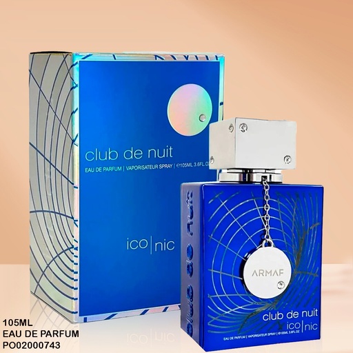 [PO02000743] PERFUME ICONIC CLUB DE NUIT EDP 105ML ARMAF