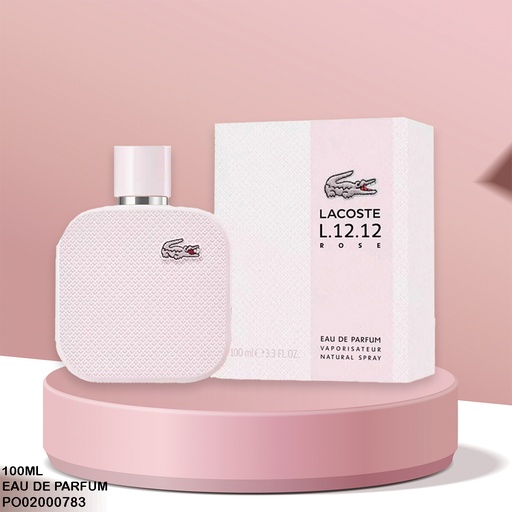 [PO02000783] PERFUME LACOSTE L.12.12 ROSE EDP 100ML