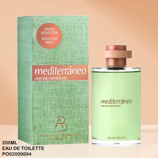 [PO02000694] PERFUME MEDITERRÁNEO ANTONIO BANDERAS 200ML EDT