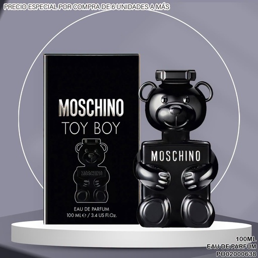 [PO02000638] PERFUME MOSCHINO TOY BOY MEN EDP 100ML
