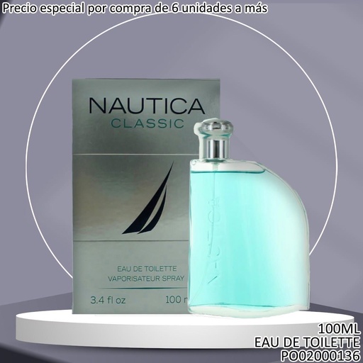 [PO02000136] PERFUME NAUTICA CLASSIC 100ML EDT