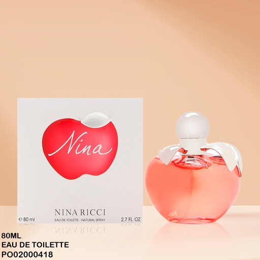 [PO02000418] PERFUME NINA BY NINA RICCI 80ML EDT