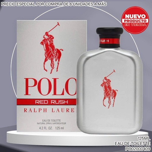 [PO02000409] PERFUME POLO RED RUSH 125ML