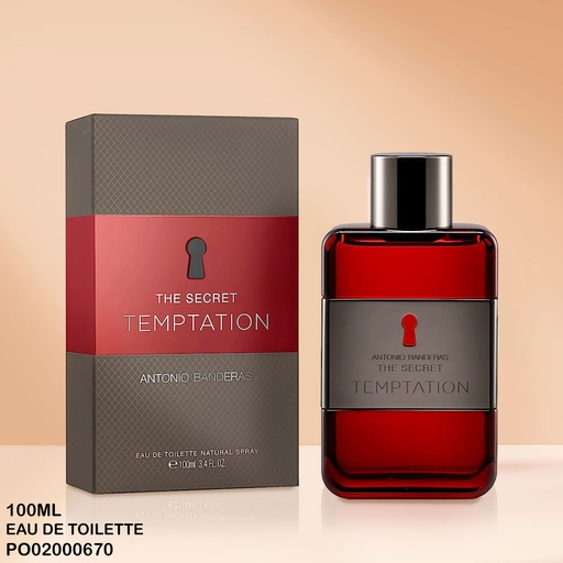 [PO02000670] PERFUME THE SECRET TEMPTATION ANTONIO BANDERAS EDT 100ML