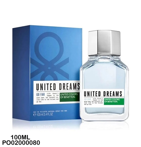 [PO02000080] PERFUME UNITED DREAMS GO FAR UNITED COLORS OF BENETTON 100ML EDT