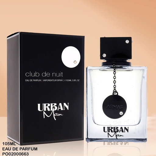 [PO02000663] PERFUME URBAN MAN CLUB DE NUIT EDP ARMAF STERLING 105ML