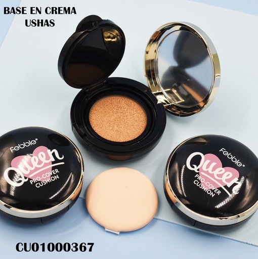 [CU01000367] POLVO COMPACTO C/ESPONJA APLIC. QUEEN FEBBLE NO.FC610