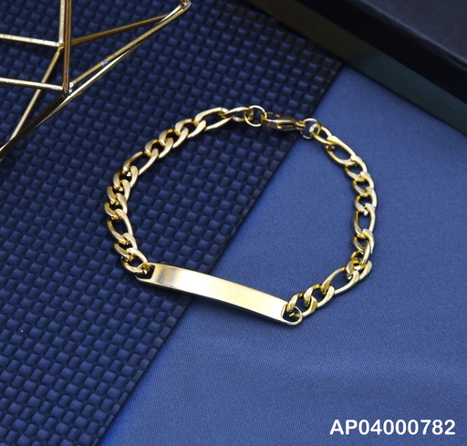 [AP04000782] PULSERA C/PLACA CÓNCAVA 1.6NK