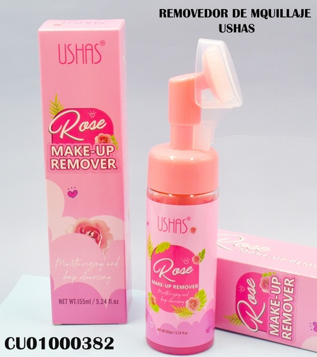 [CU01000382] REMOVEDOR DE MAQUILLAJE USHAS ROSAS HA035/HA222