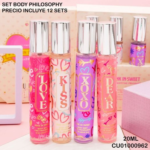 [CU01000962] SET DE BOLSILLO PINk IN SWEET 20ML B0060-LO