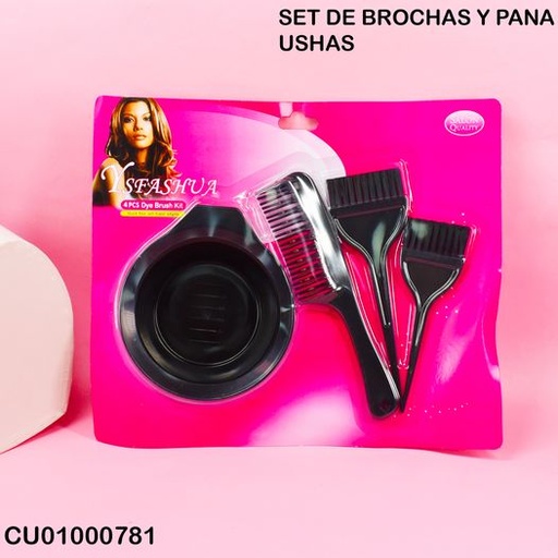 [CU01000781] SET DE BROCHAS CON PANA 1523-4 USHAS
