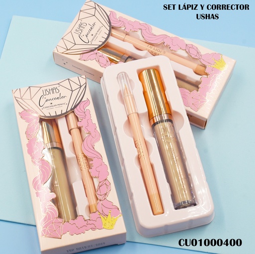 [CU01000400] SET DE CORRECTORES LÍQUIDO/LÁPIZ USHAS CS420B