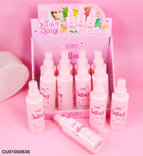 [CU01000636] SPRAY FIJADOR DE MAQUILLAJE PINK USHAS FS350