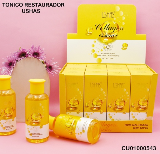 [CU01000543] TONER RESTAURADOR ESENCIA DE COLAGÉNO USHAS HA066